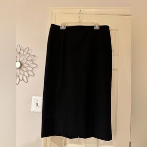 Ann Taylor Midi Black Skirt, size 16
